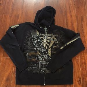 Disneyland Pirates of the Caribbean Zip Up Hoodie